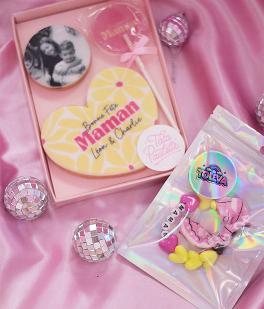 Coffret photo personnalisable + Bracelet MAMAN