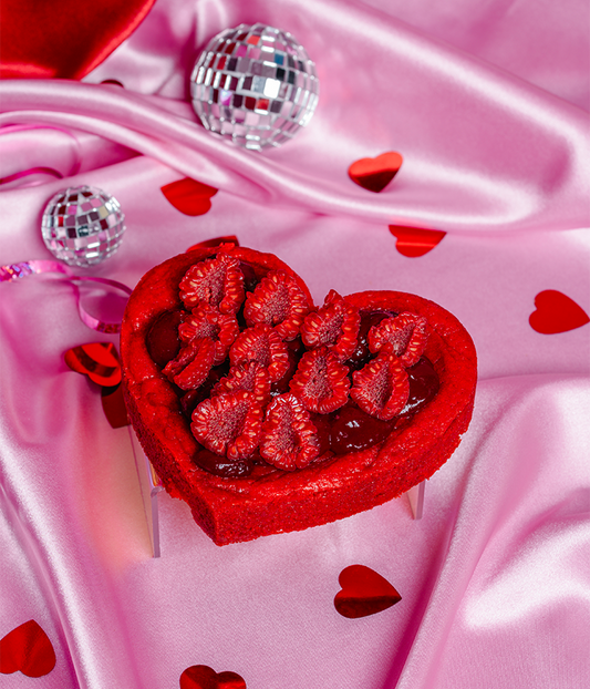 Cookie Coeur Framboises 2-3 parts