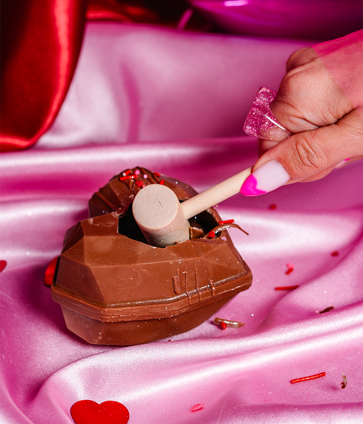 Kit Coeur à casser Choco lait - St Valentin