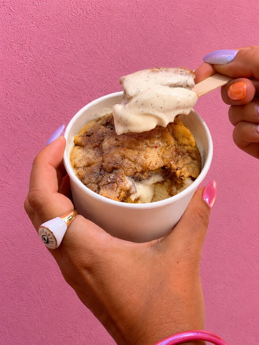 Ice cream cookie cup