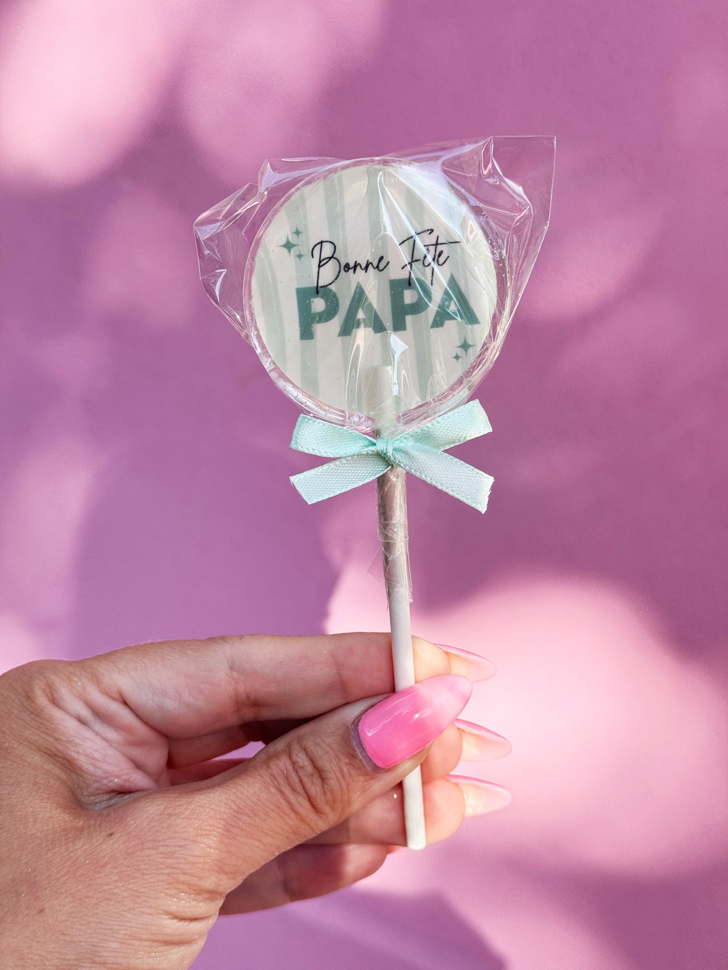 Sucette RAYÉE "bonne fête papa"