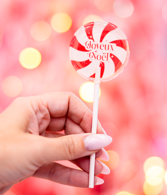 Sucettes - Noël Rouge