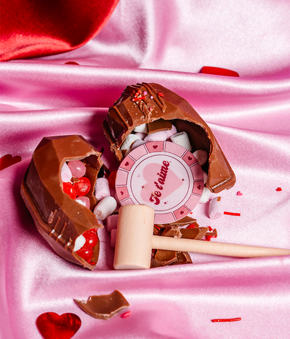 Kit Coeur à casser Choco lait - St Valentin
