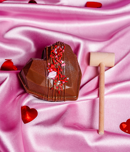 Kit Coeur à casser Choco lait - St Valentin