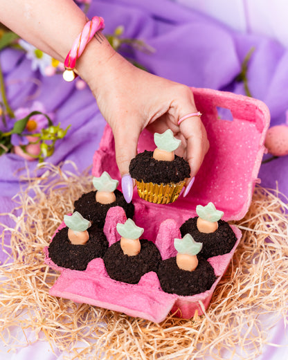 Boite de 6 Mini cupcakes Nuella Oreo