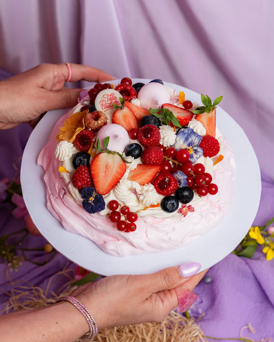 Pavlova fruits rouges - 6 personnes
