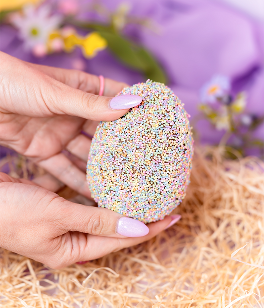 Petit oeuf sprinkles - choco lait + bonbons