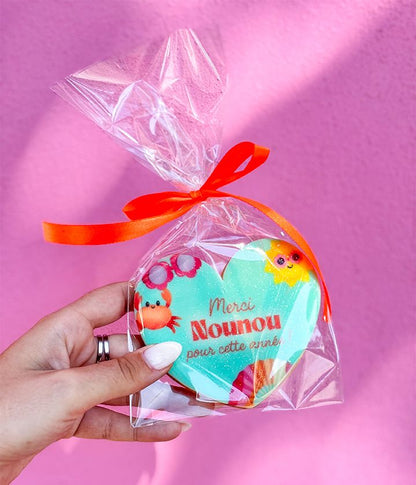 Big sablé Coeur personnalisable - Fin d'année