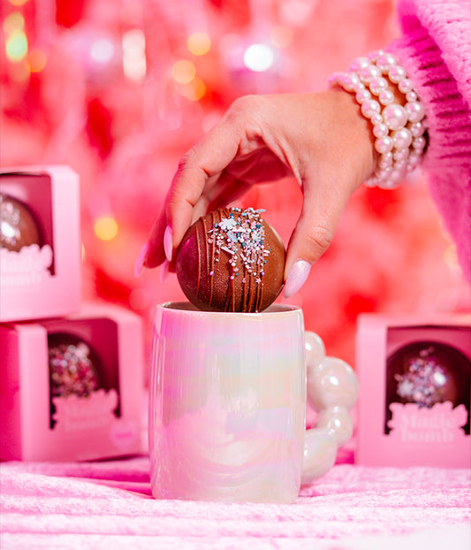 Bombe chocolat chaud - Reine des Neiges