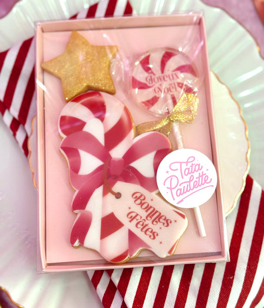 Coffret Canne à sucre - Bonnes fêtes