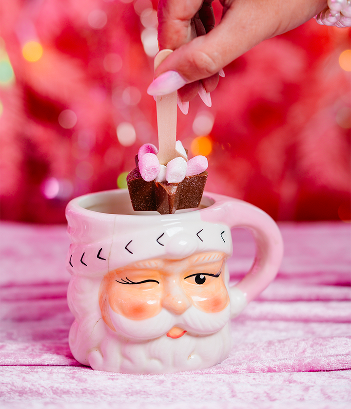 Cuillère à chocolat chaud - Chamallow