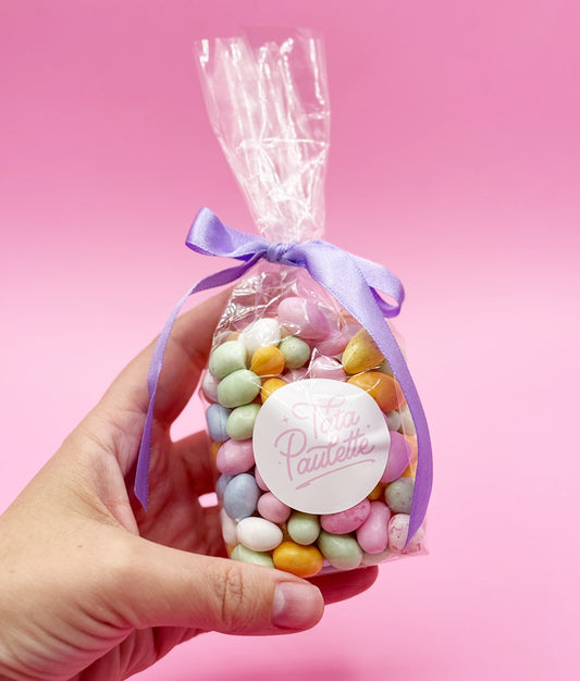 Sachet œufs en sucre vintage 150g | Bonbons de Pâques