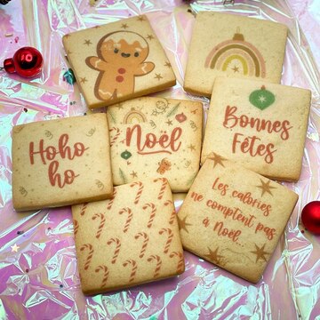 BOÎTE À MESSAGES DE NOËL 🎄 
Une boîte remplie de 7 biscuits sablés pur
beurre imprimés avec des messages de Noël.

Quel est votre préféré ?

Pour commander notre collection de Noël, rendez-vous directement sur le site (lien dans notre bio)

#cadeaunoel #sablesnoel #patisserienoel #cadeaufindannee